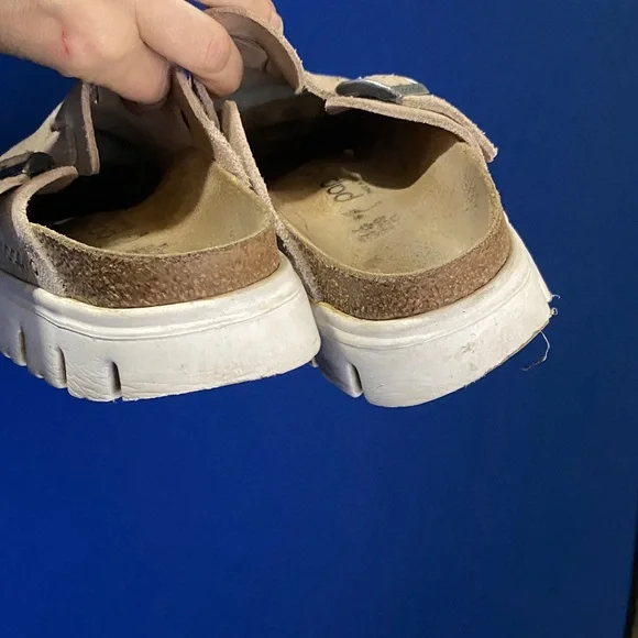Papillio Birkenstock Cream Sole Clogs - Picture 6 of 7